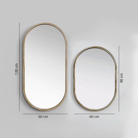Dimensions of bamboo wall mirror