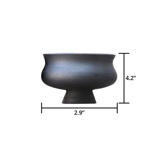 dimensions of black terracotta candle