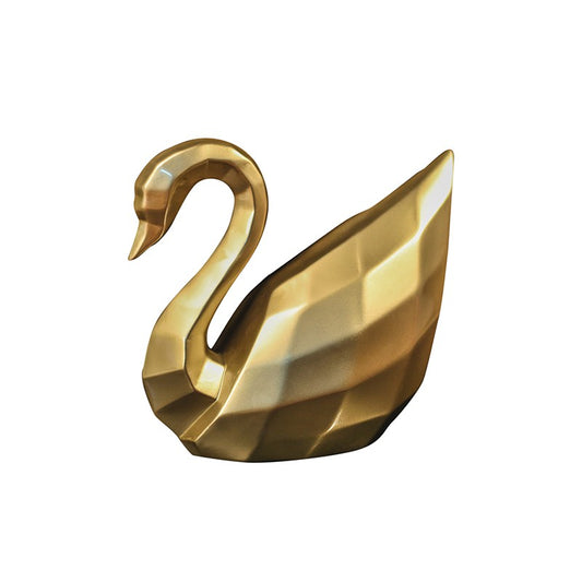 Swan gold decorative object