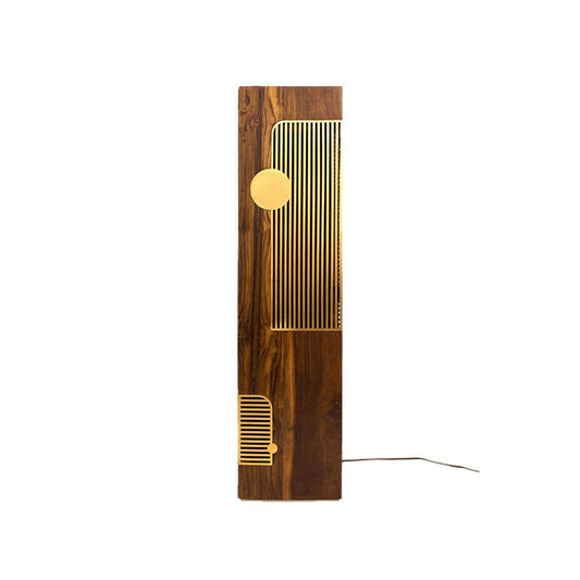 Sarava Wooden Floor Lamp | Floor Lamps for Living Room