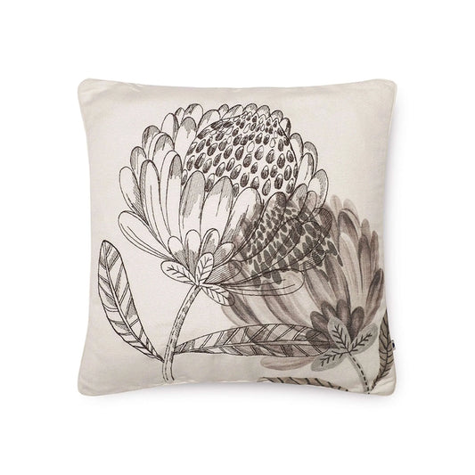 Machine woven flower design cushion cover