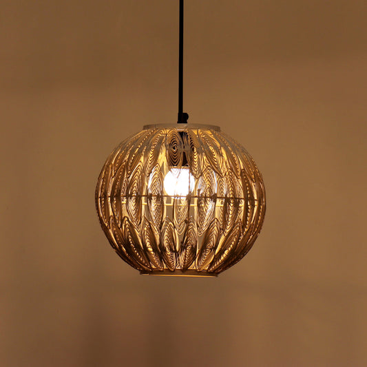 Tena Hanging Pendant Light by Home Blitzq | Round Hanging Fixture Lamp | Celing Lamp