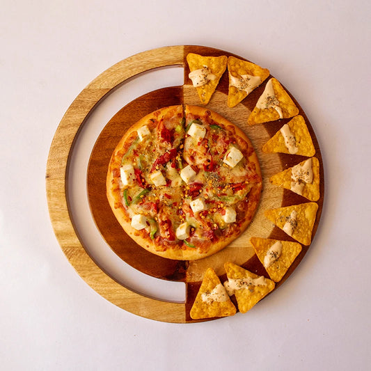 Round Serving Platter | Two Hued Cheese Board