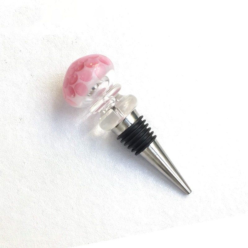 Buy Premium Rose Art Glass Bottle Stopper Online at | Arcedior