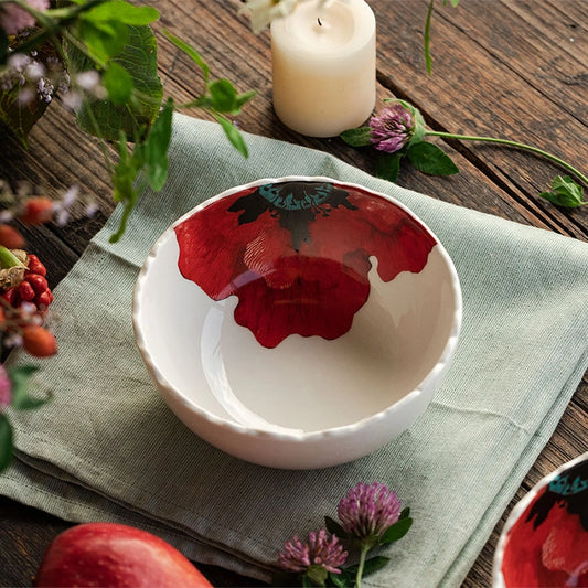 Scarlet Fruit Bowls