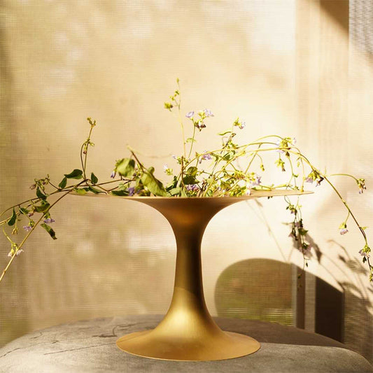Large Jia brass flower vase