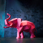Pink elephant showpiece