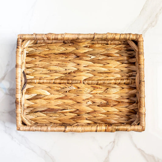 Water Hyacinth Woven Basket