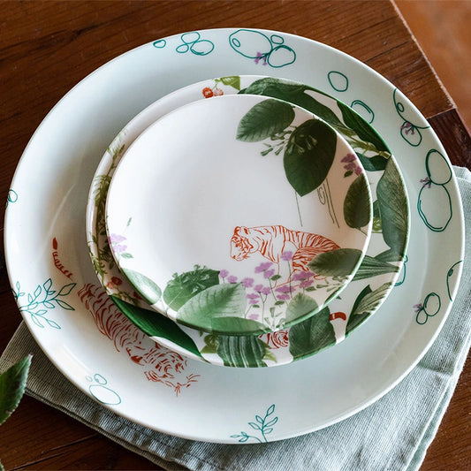 Floss Flower Plates dinnerware sets