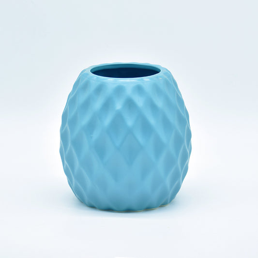 Delilah blue vase