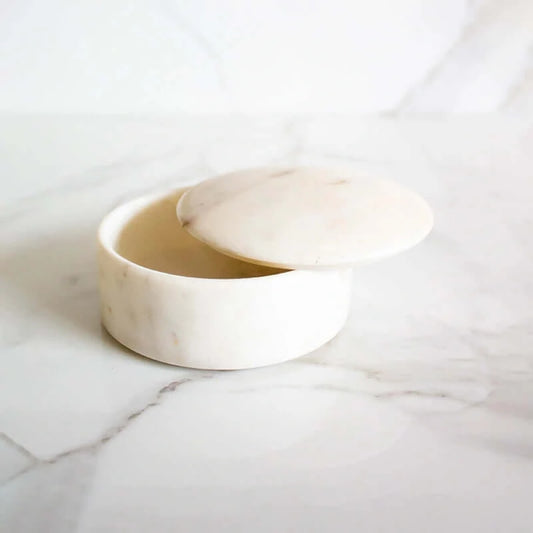 marble holder with lid for desk