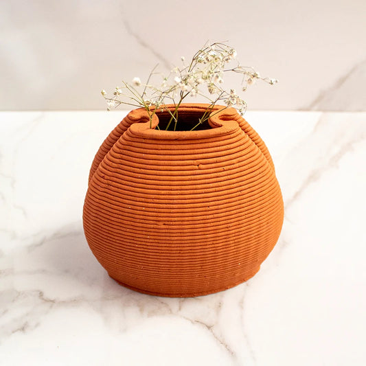 Terracotta Table Vase | Eco Friendly Vase for Home
