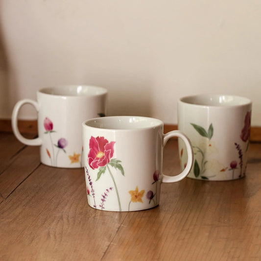 Pastoral Tea Cups Set