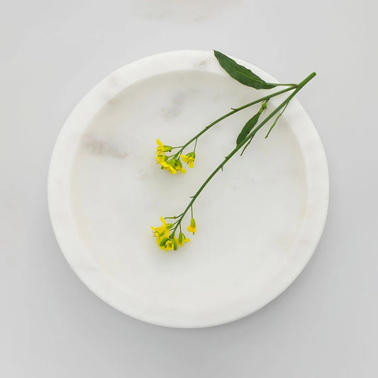 Flower of Marble plate