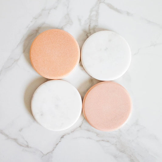 Up-down Marble Coaster Set of 6