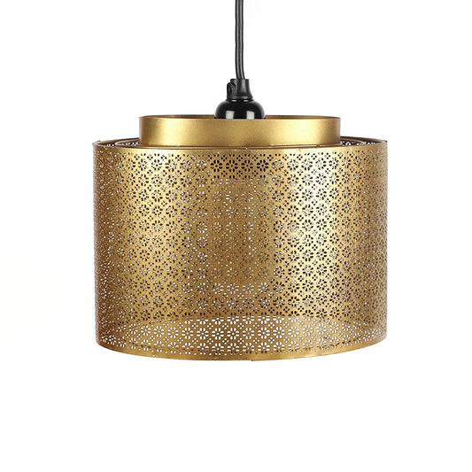 Ceiling lamp with precise cut shade