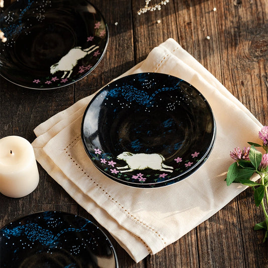 Porcelain Dessert Plate Set