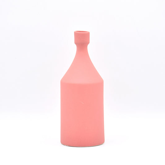 Round bottle shaped ceramic vase