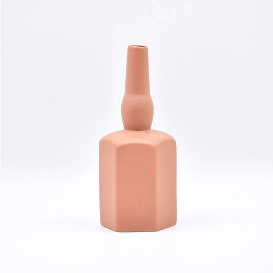 wine bottle shaped ceramic vase
