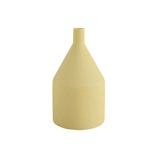 Classic yellow vase in ceramic