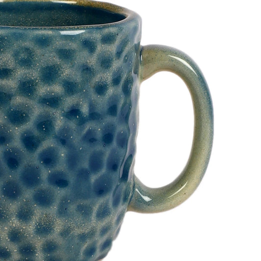 close up of ceramic coffee mug