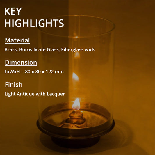 Key Highlights of Glass Oil Lamp 