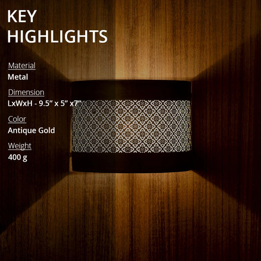 Key highlights of Wall lamp sconce
