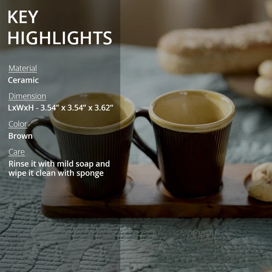 key highlight of ceramic coffee mug