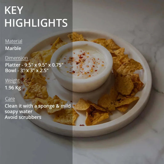Key highlights of Chip and dip platter