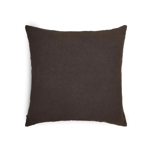 Cushion cover in dark brown colour