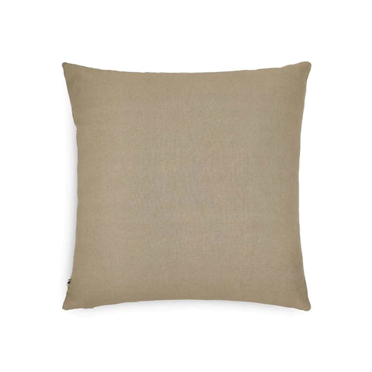 Plain brown cushion with soft texture