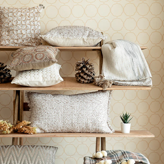 Multicolor cushion with planter