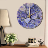 Blue Agate Wall Clock